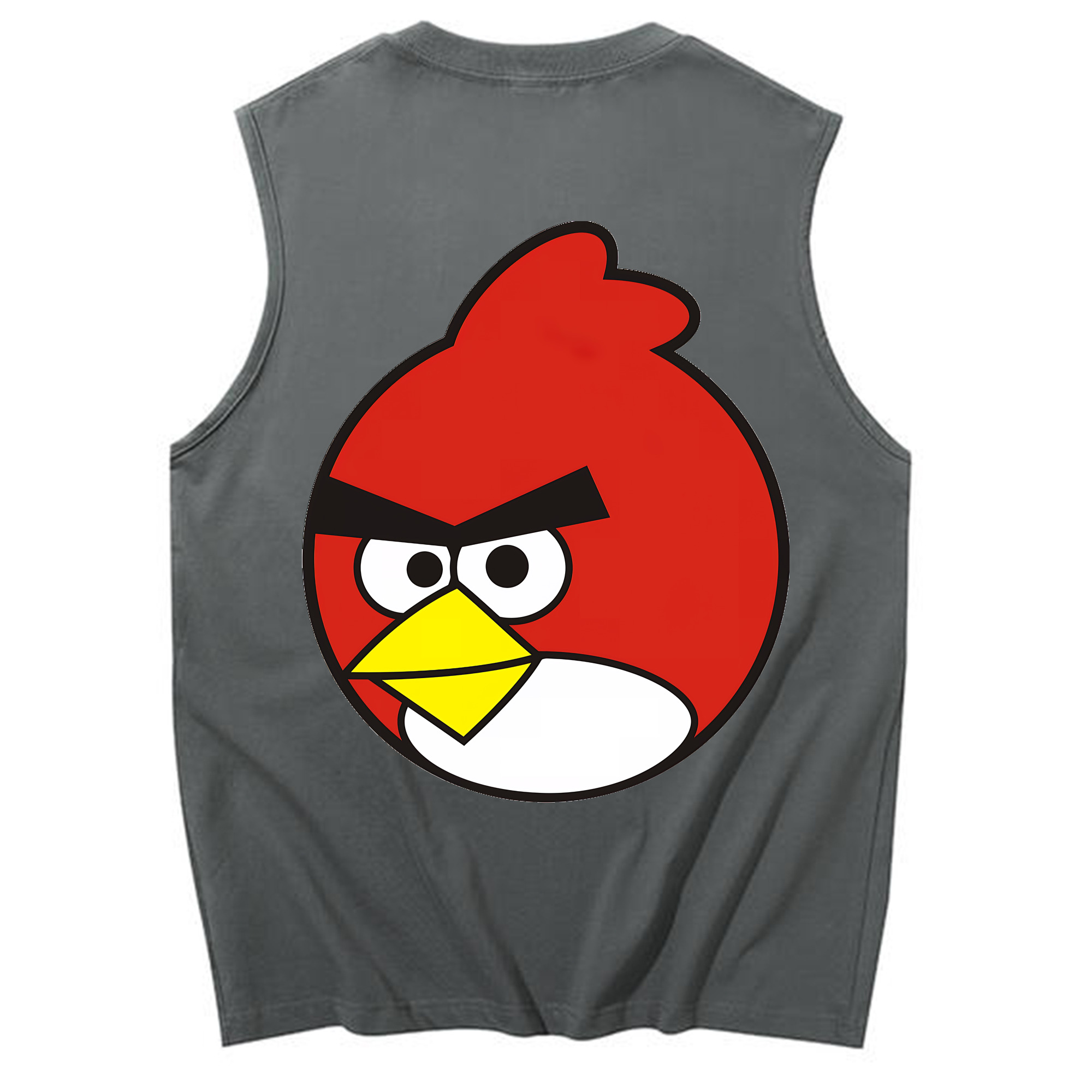 （画像用） Angry Birds アングリーバード コットン100％タンクトップ（背面プリント）
